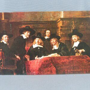 Vintage Postcard - Rembrandt Masters of the Guild - Verkerke Reporductions